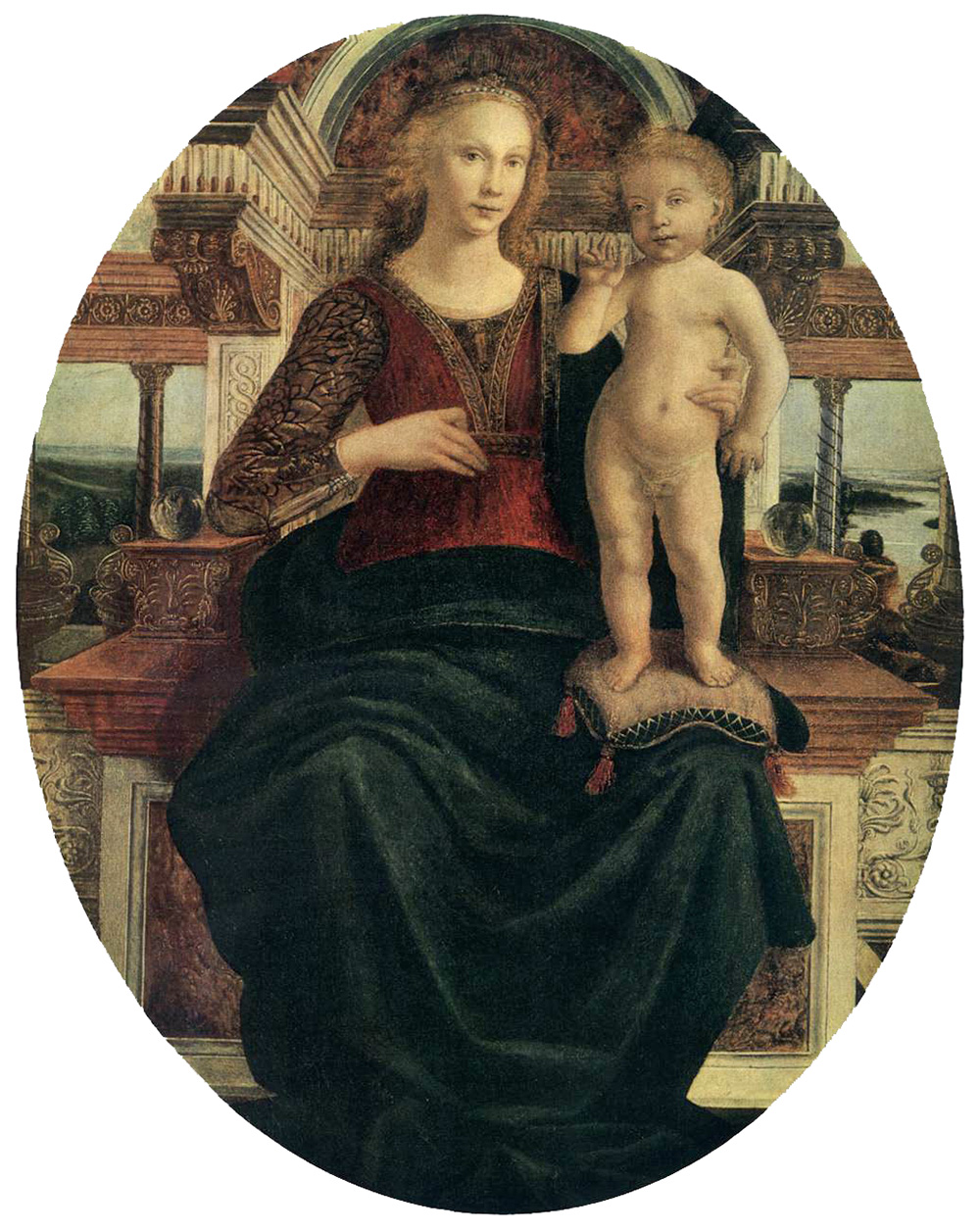 mary with the child
